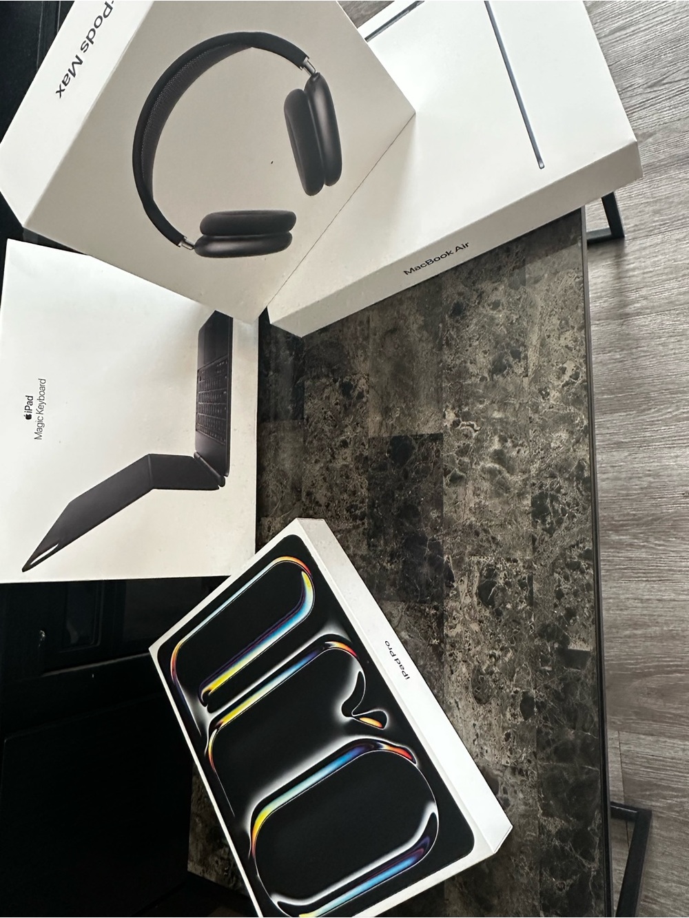 Apple Accessory Box Bundle with Black and White Packaging